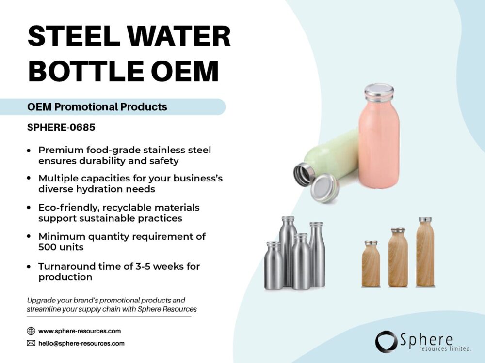STEEL WATER BOTTLE OEM Social Graphic