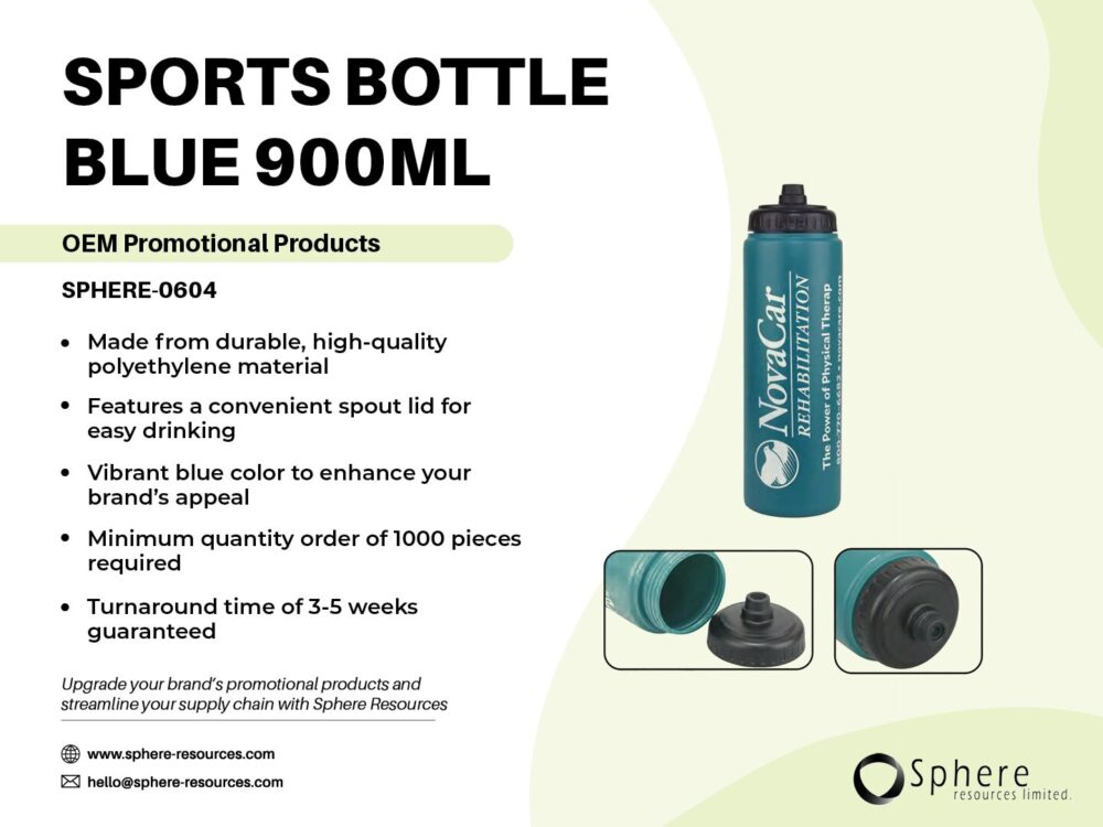 SPORTS BOTTLE BLUE SOCIAL GRAPHICS