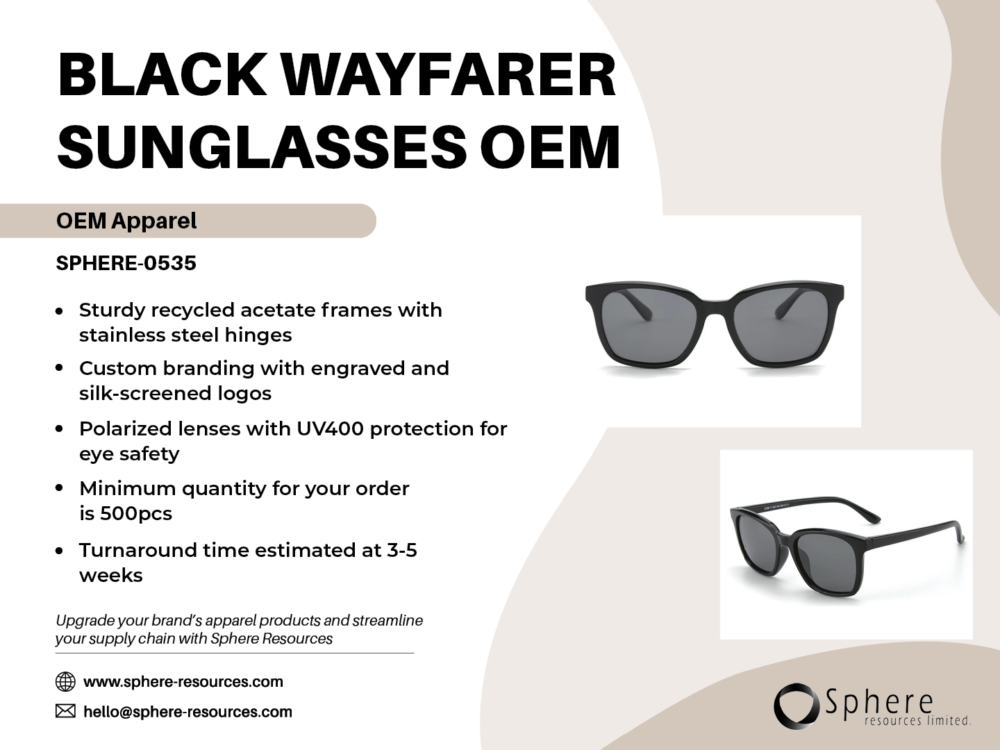 BLACKWAYFARER SUNGLASSES 0EM SOCIAL GRAPHIC