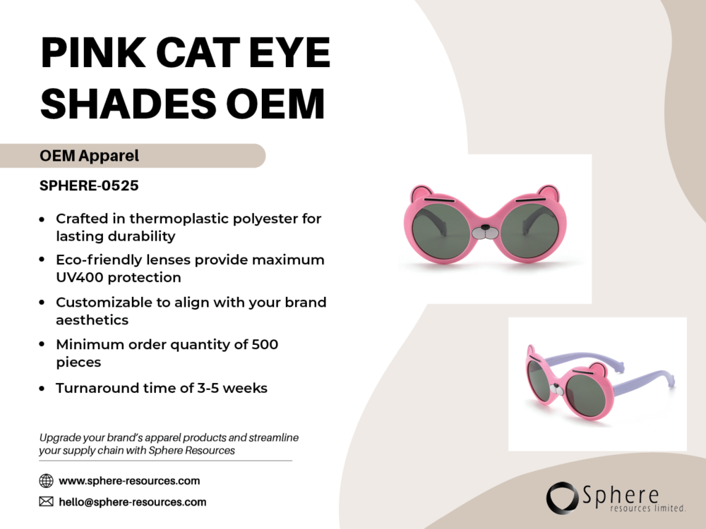 PINK CAT EYE SHADES 0EM SOCIAL GRAPHIC