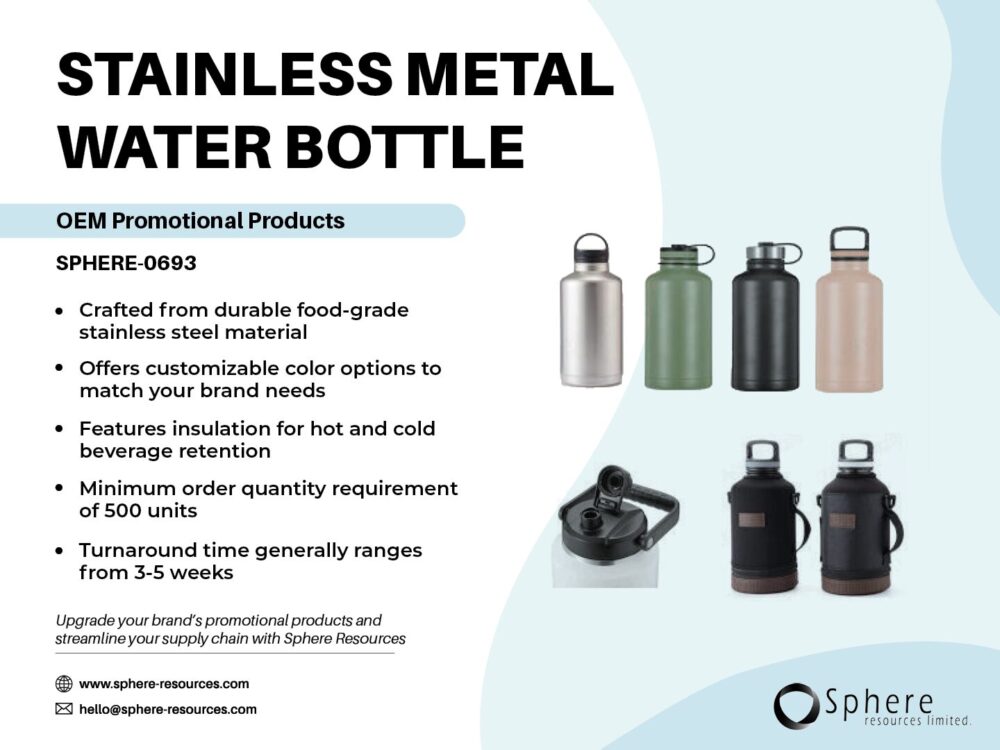 STAINLESS METAL WATER BOTTLE Social Graphic