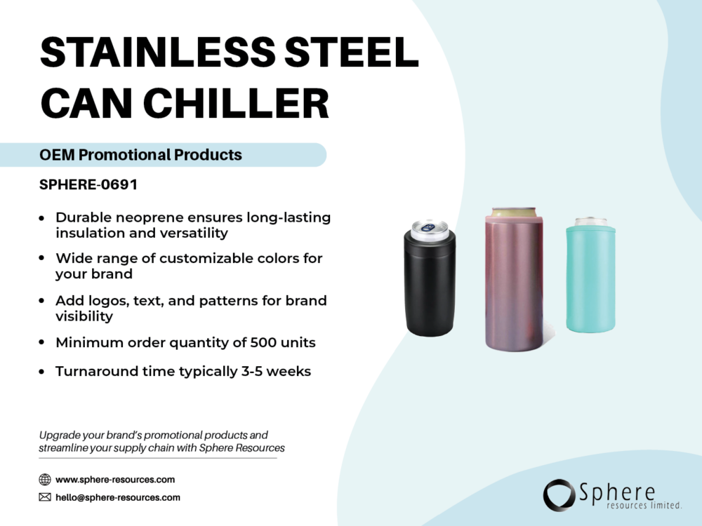 STAINLESS STEEL CAN CHILLER Social Graphic