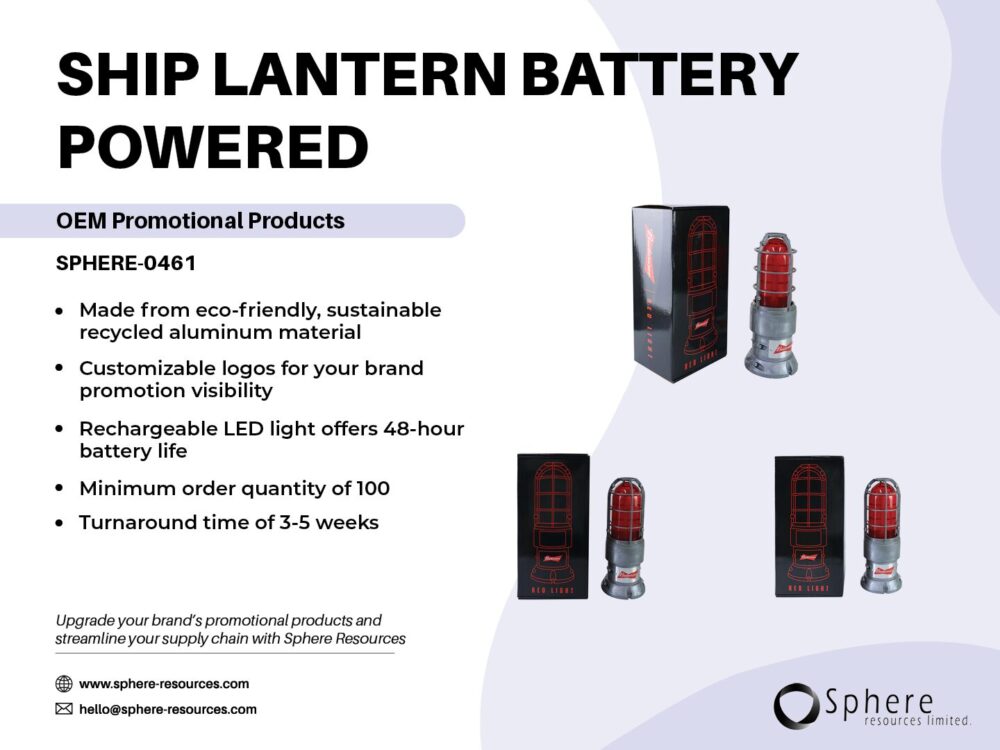 SHIP LANTERN BATTERY POWERED SOCIAL GRAPHIC