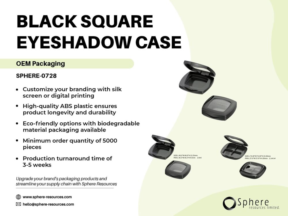 BLACK SQUARE EYESHADOW CASE Social Graphic