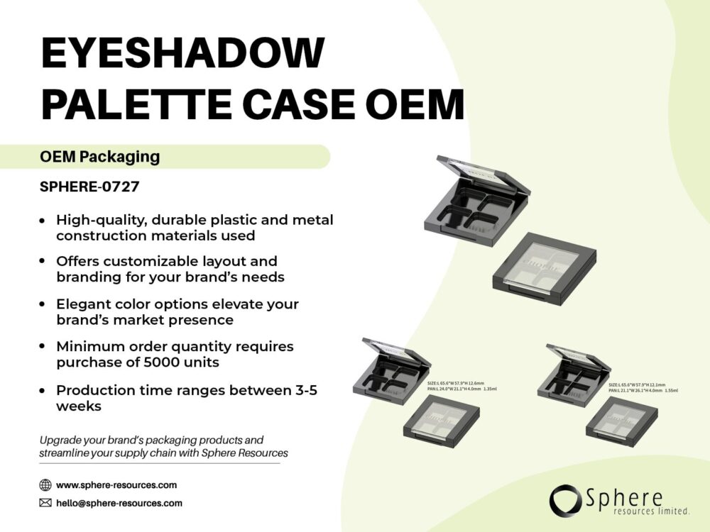 EYESHADOW PALETTE CASE OEM Social Graphic