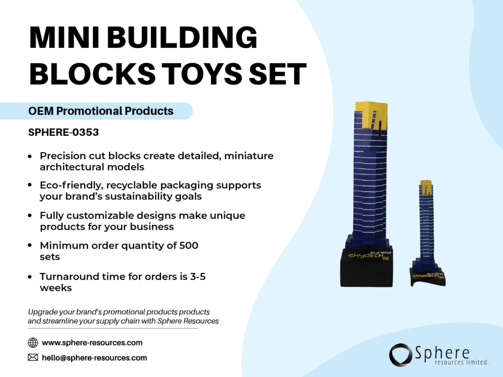 MINI BUILDING BLOCKS TOYS SET SOCIAL GRAPHIC