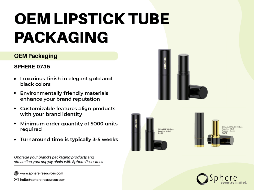 OEM LIPSTICK TUBE PACKAGING Social Graphic
