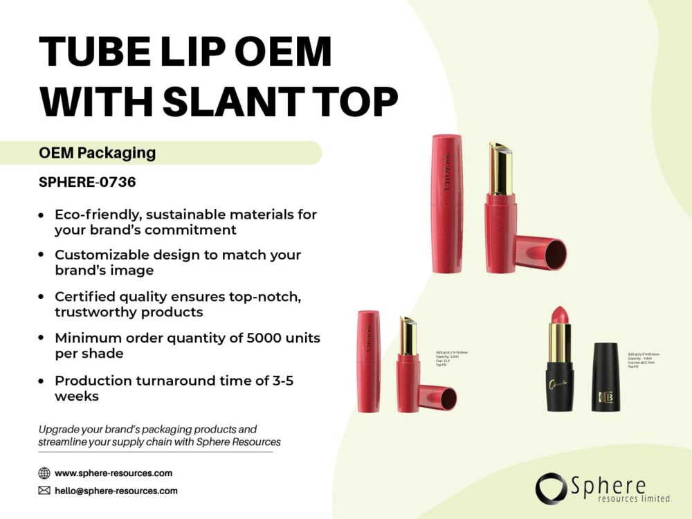 TUBE LIP OEM WITH SLANT TOP Social Graphic