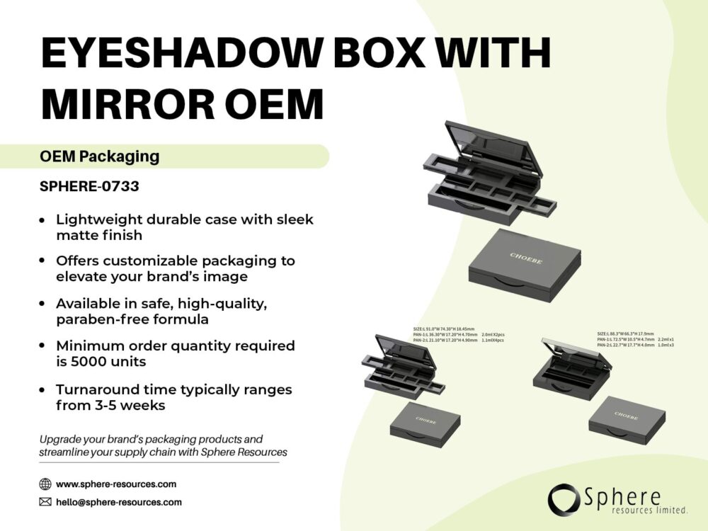 EYESHADOW BOX WITH MIRROR OEM Social Graphic