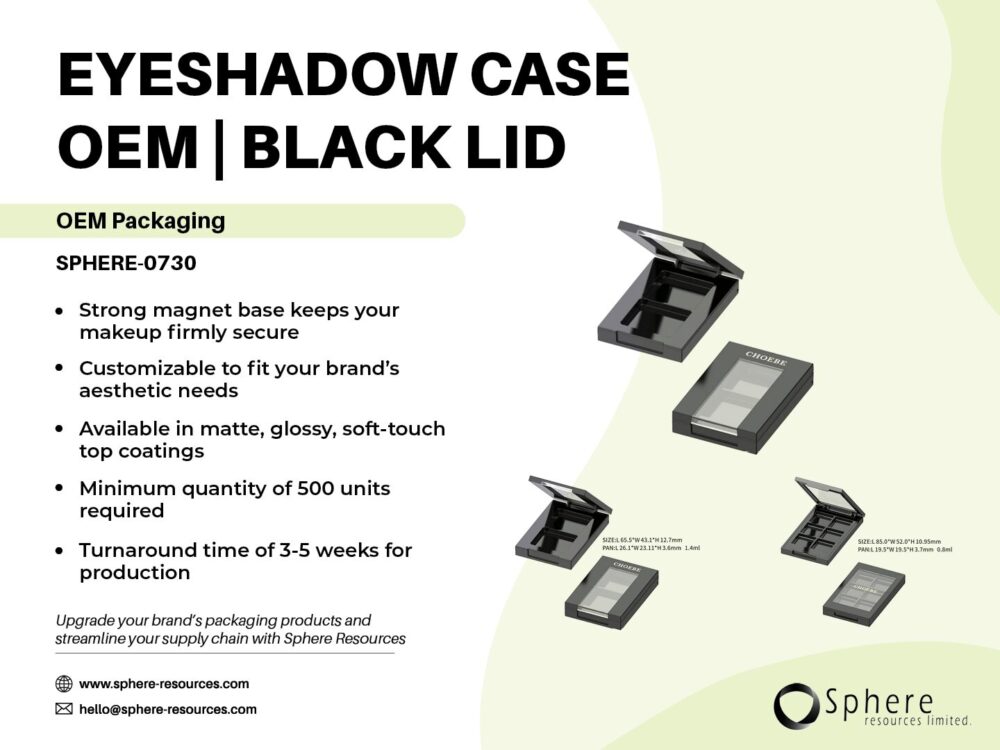 EYESHADOW CASE OEM | BLACK LID Social Graphic