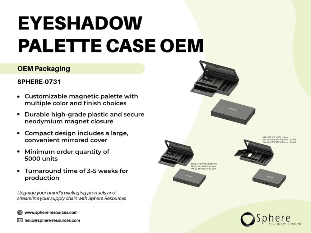 EYESHADOW PALETTE CASE OEM Social Graphic