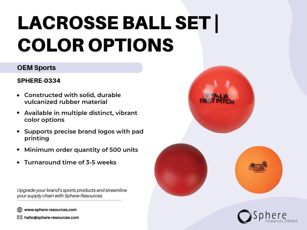 LACROSSE BALL SET I COLOR OPTIONS SOCIAL GRAPHIC
