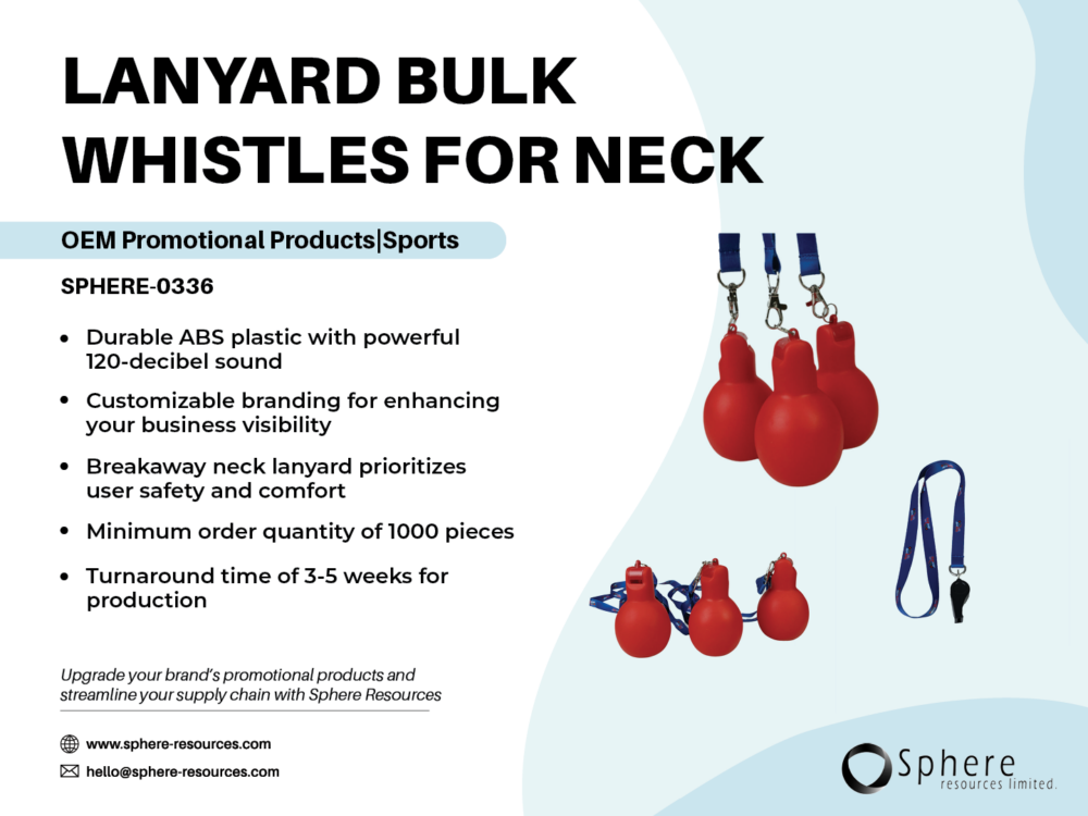LANYARD BULK WHISTLES FOR NECK SOCIAL GRAPHIC