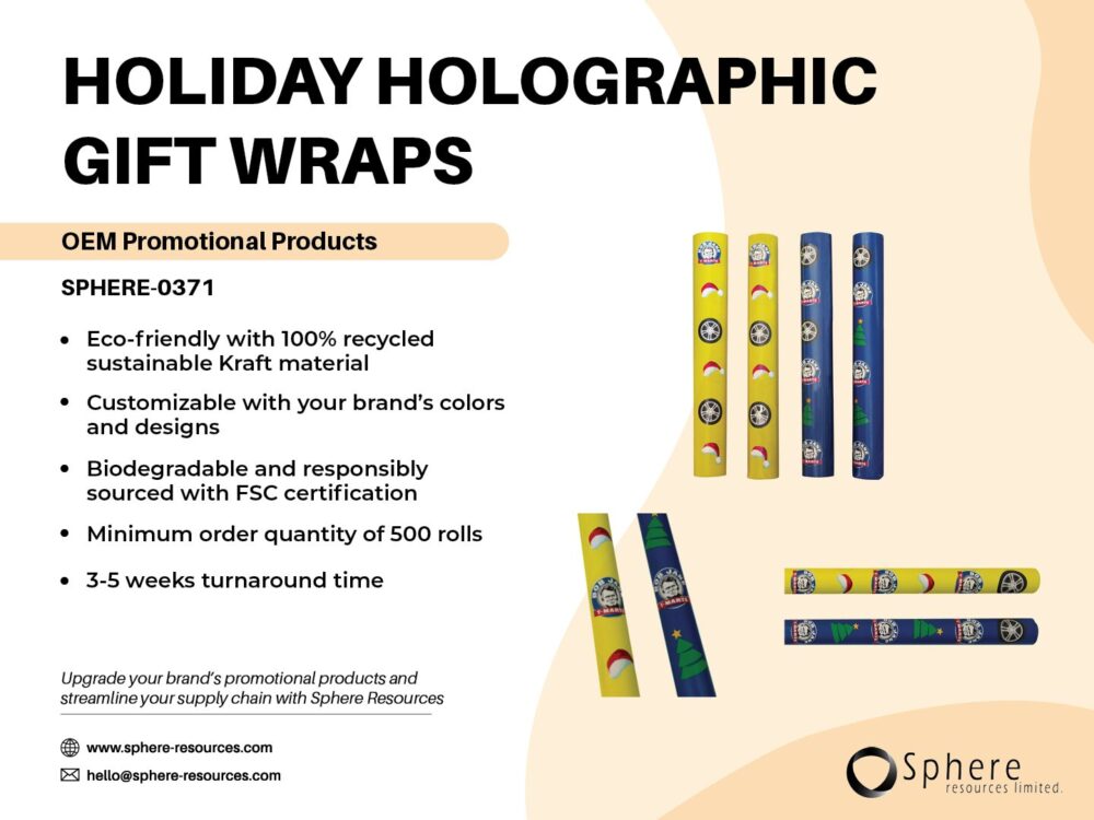 HOLIDAY HOLOGRAPHIC GIFTWRAPS SOCIAL GRAPHIC