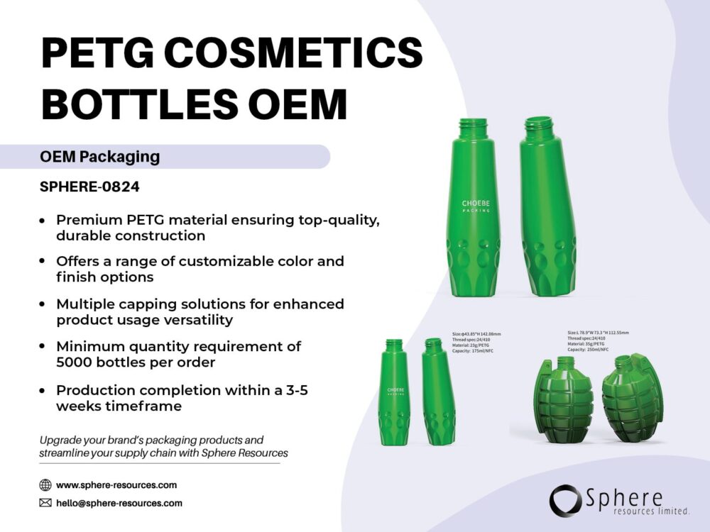 PETG COSMETICS BOTTLES OEM Social Graphic