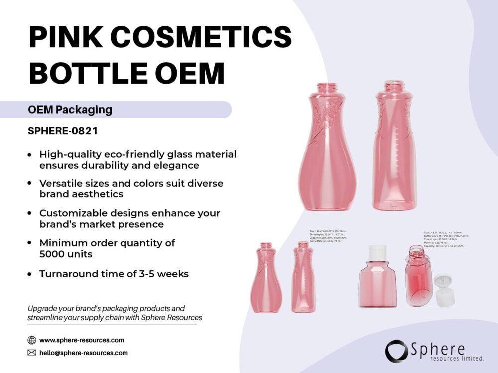 PINK COSMETICS BOTTLE OEM Social Graphic