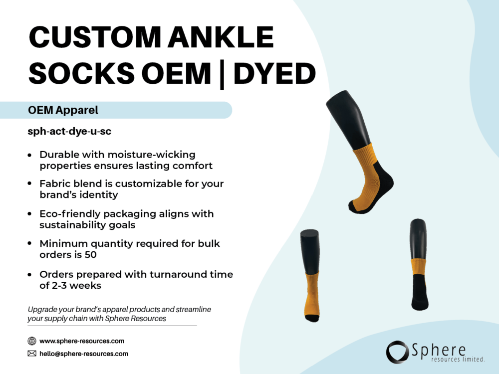 CUSTOM ANKLE SOCKS OEM I DYED social graphic