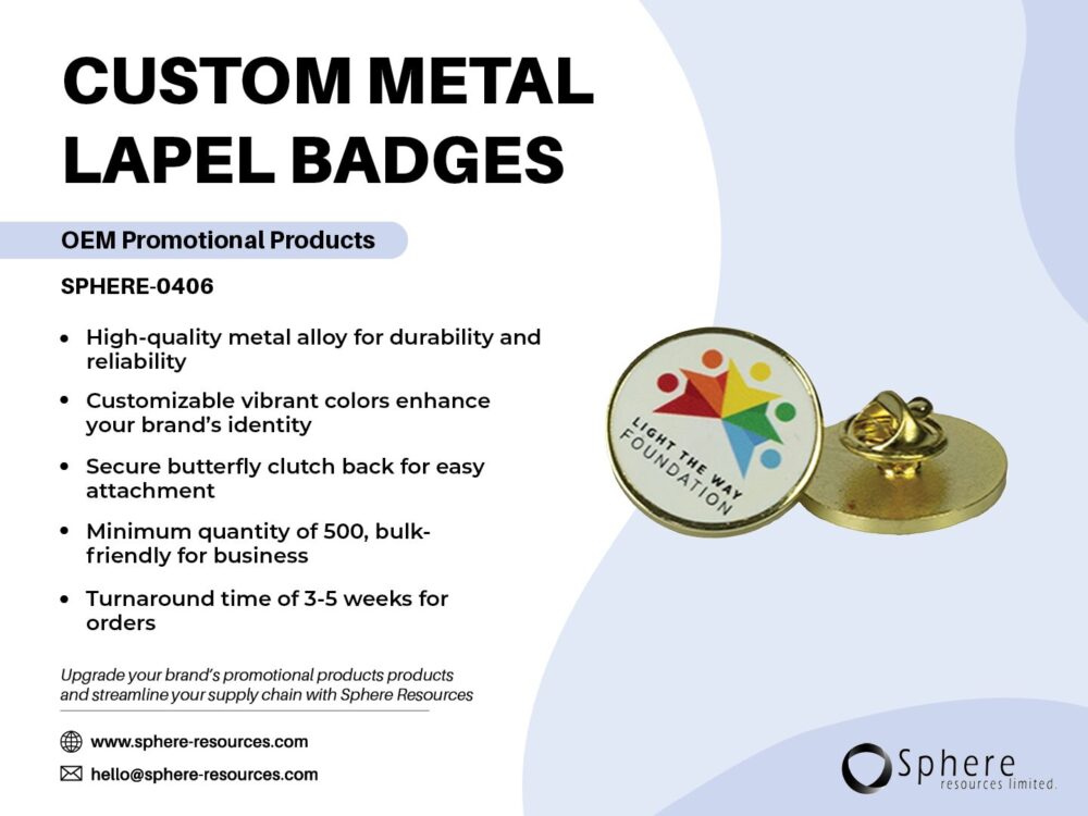 CUSTOM METAL LAPEL BADGES SOCIAL GRAPHIC