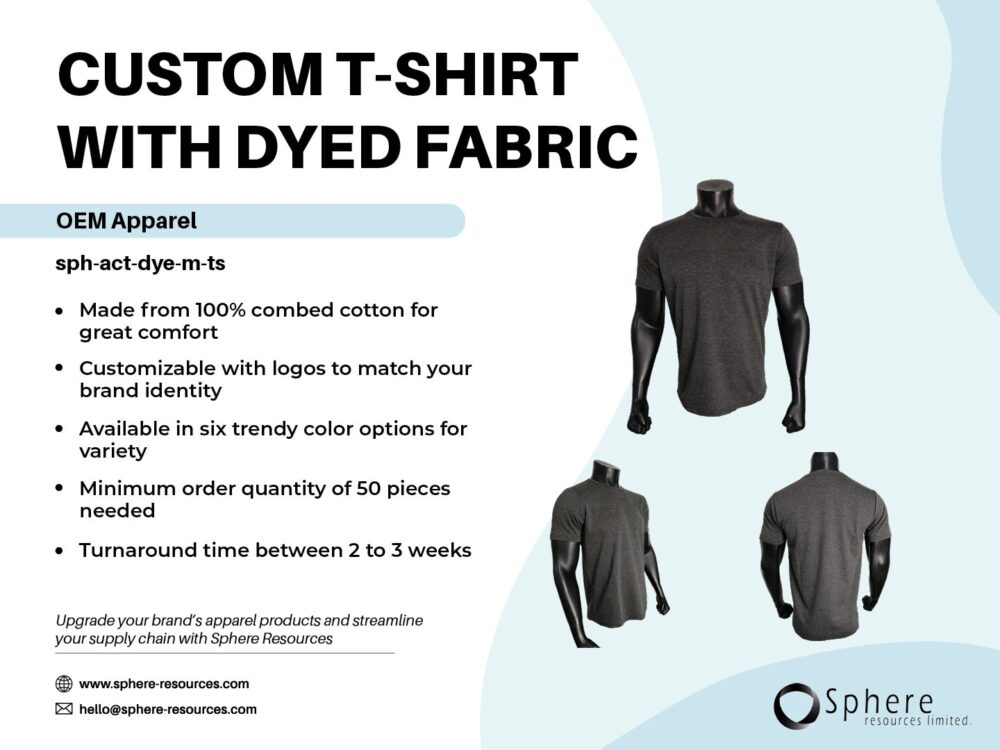 CUSTOM T-SHIRT WITH DYED FABRIC social graphic