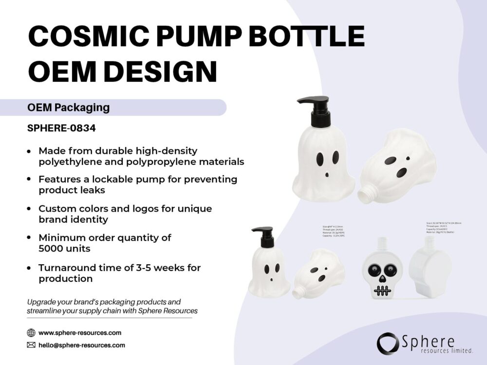 COSMlC PUMP BOTTLE OEM DESIGN