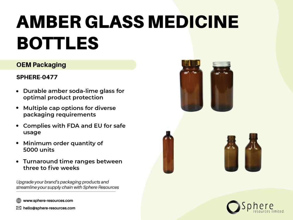AMBER GLASS MEDICINE BOTTLES SOCIAL GRAPHIC