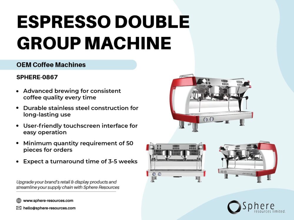 ESPRESSO DOUBLE GROUP MACHINE Social Graphic