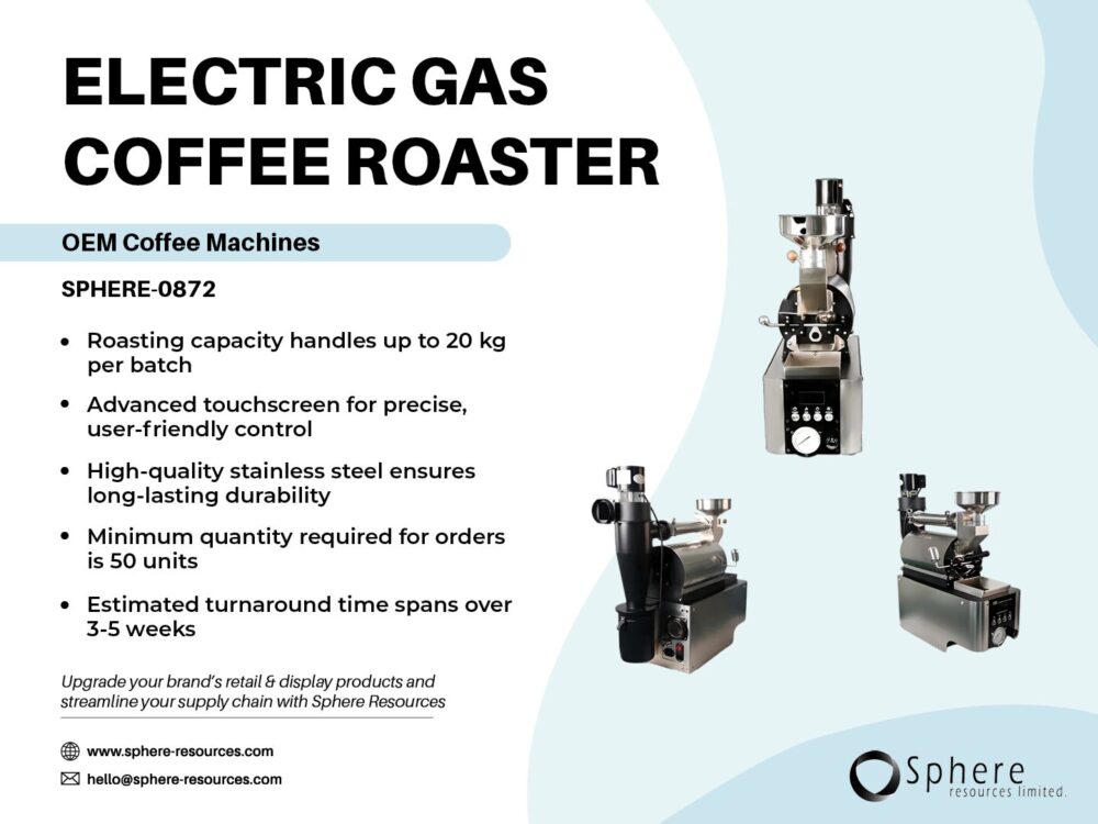 ELECTRIC GAS COFFEE ROASTER Social Graphic