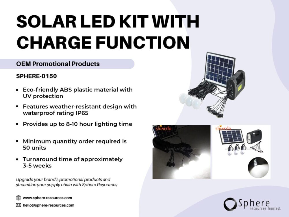 SOLAR LED KIT WITH CHARGE FUNCTION social graphic