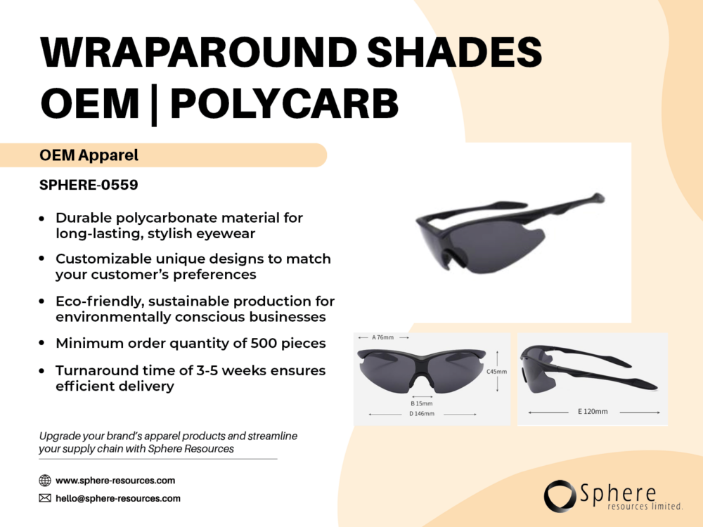 WRAPAROUND SHADES OEM I POLYCARB SOCIAL GRAPHIC