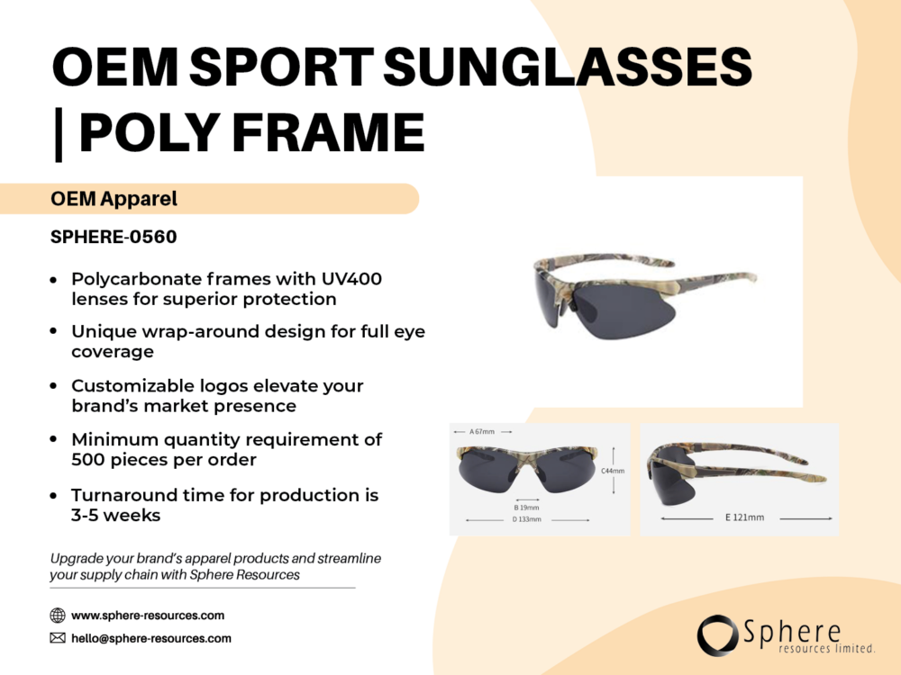 0EM SPORT SUNGLASSES I POLY FRAME SOCIAL GRAPHIC