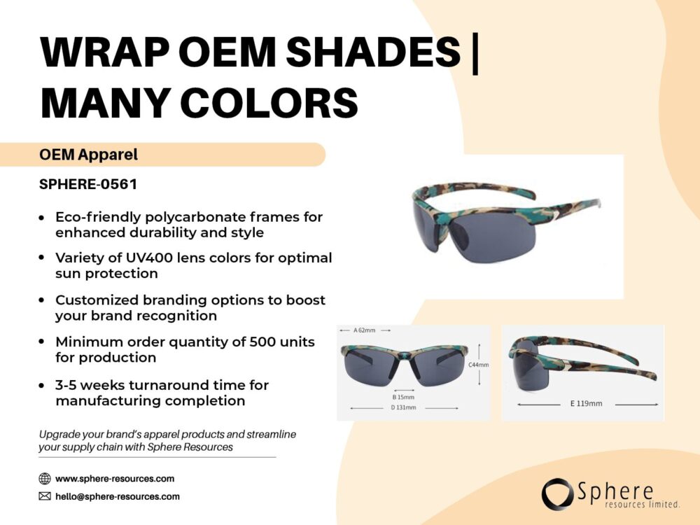 WRAP OEM SHADES I MANY COLORS SOCIAL GRAPHIC