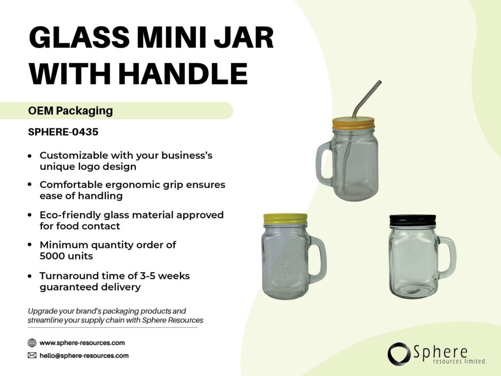 GLASS MINI JAR WITH HANDLE social graphic