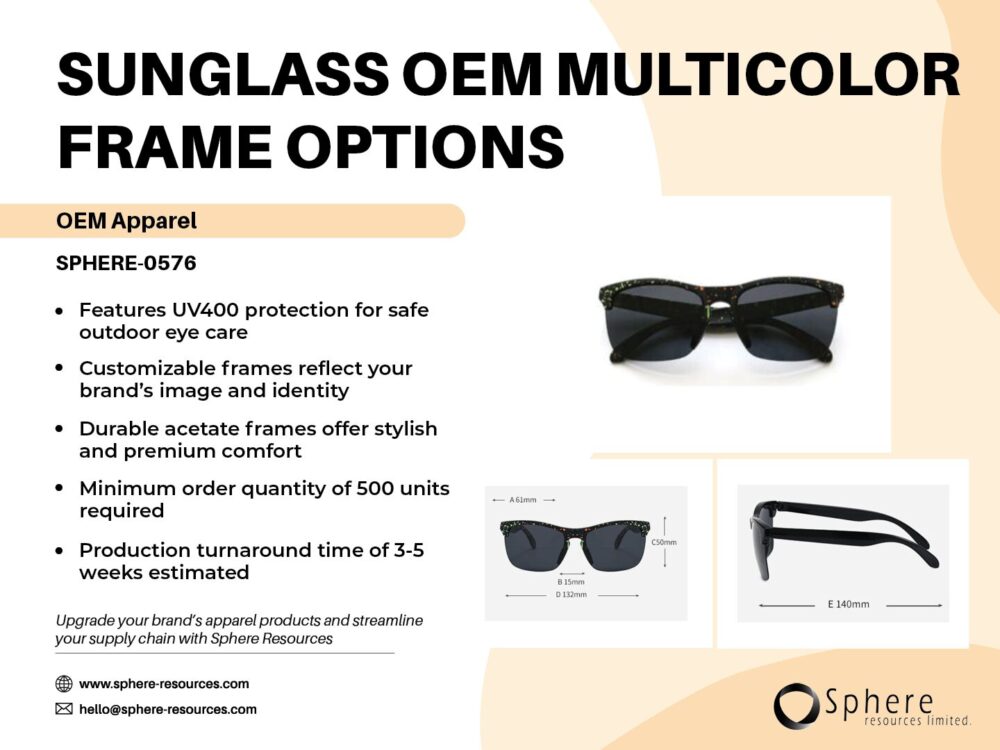 SUNGLASS 0EM MULTICOLOR FRAME OPTIONS Social Graphic
