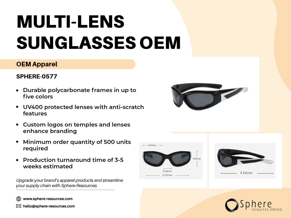 MULTI-LENS SUNGLASSES OEM Social Graphic