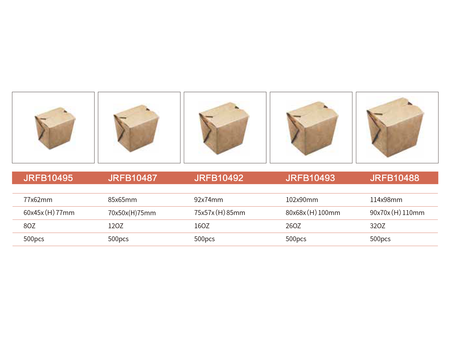 noodle boxes