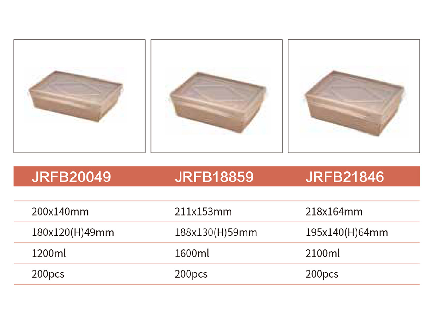 paper food containers with lids