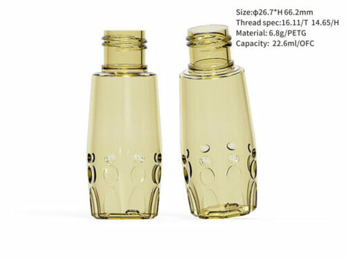 colored plastic bottles