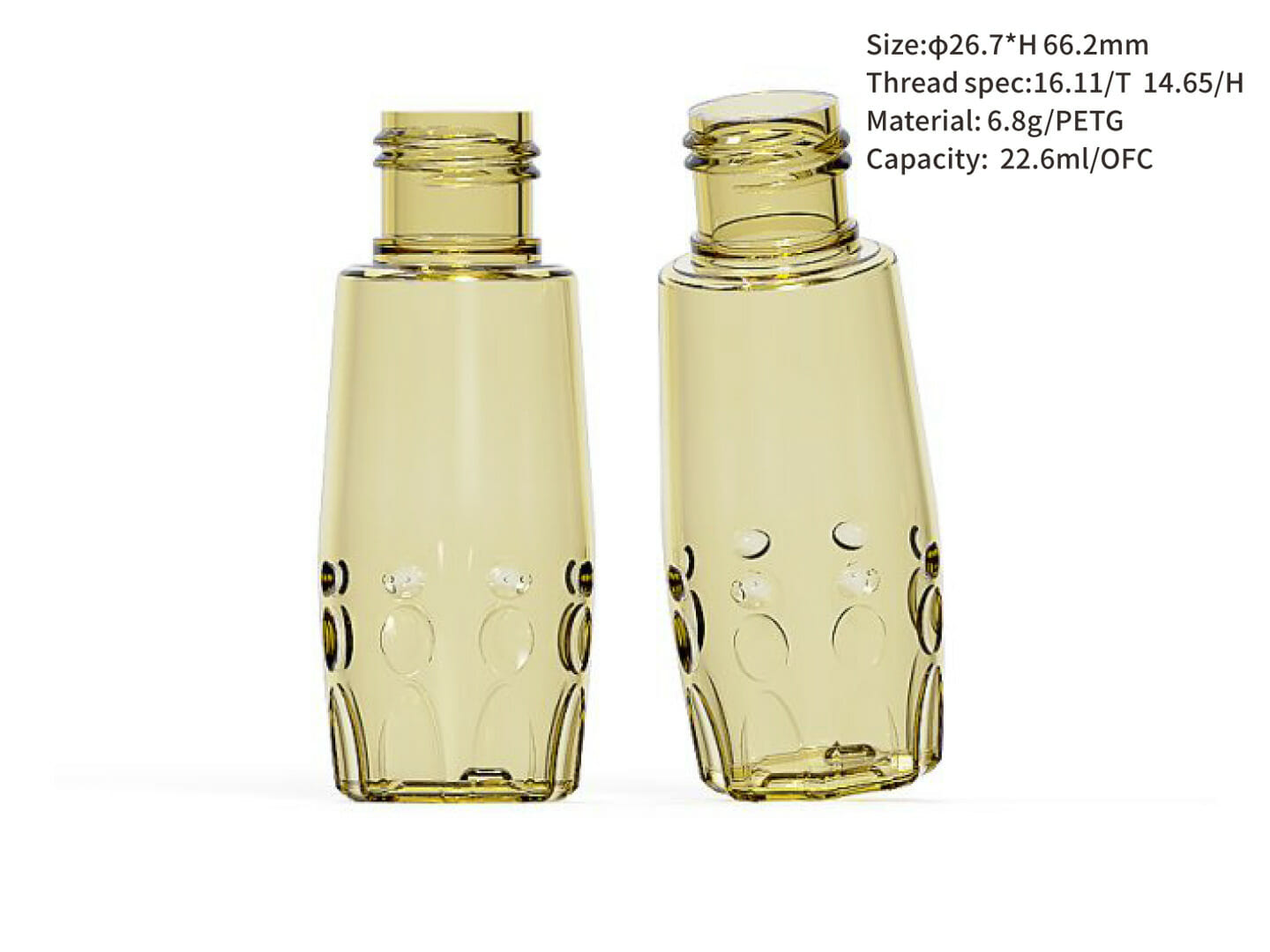 colored plastic bottles
