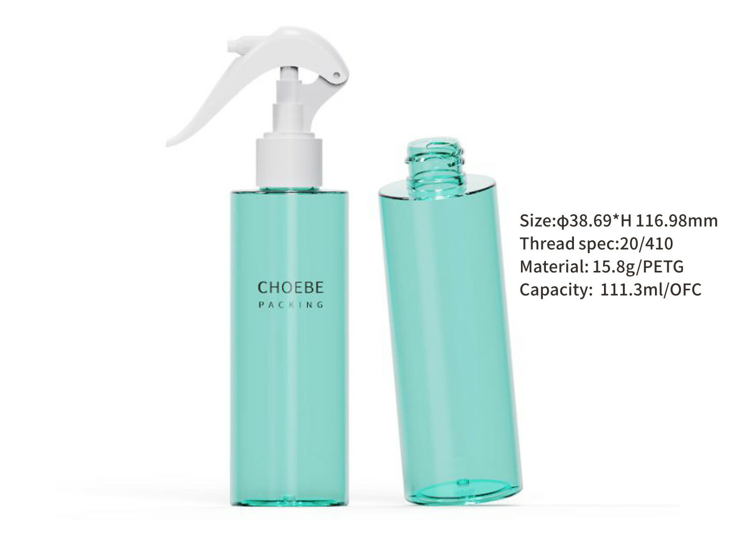 clear spray bottle