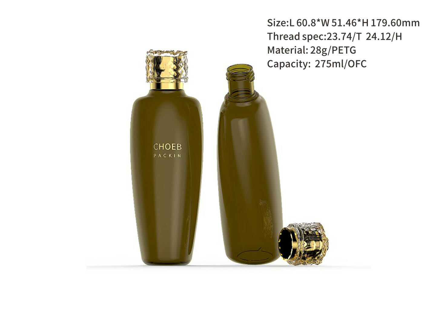 amber plastic bottles