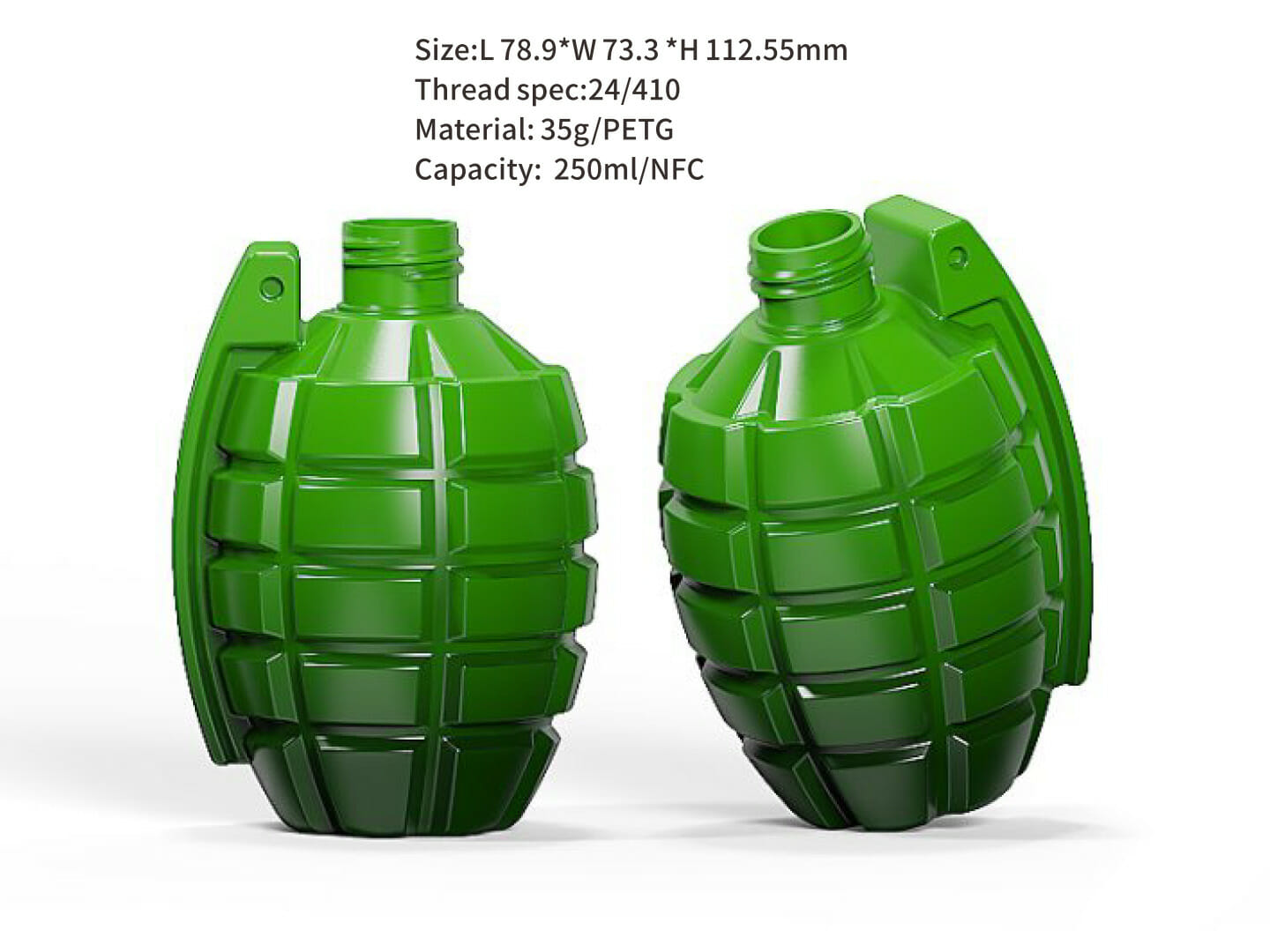 plastic perfume bottle
