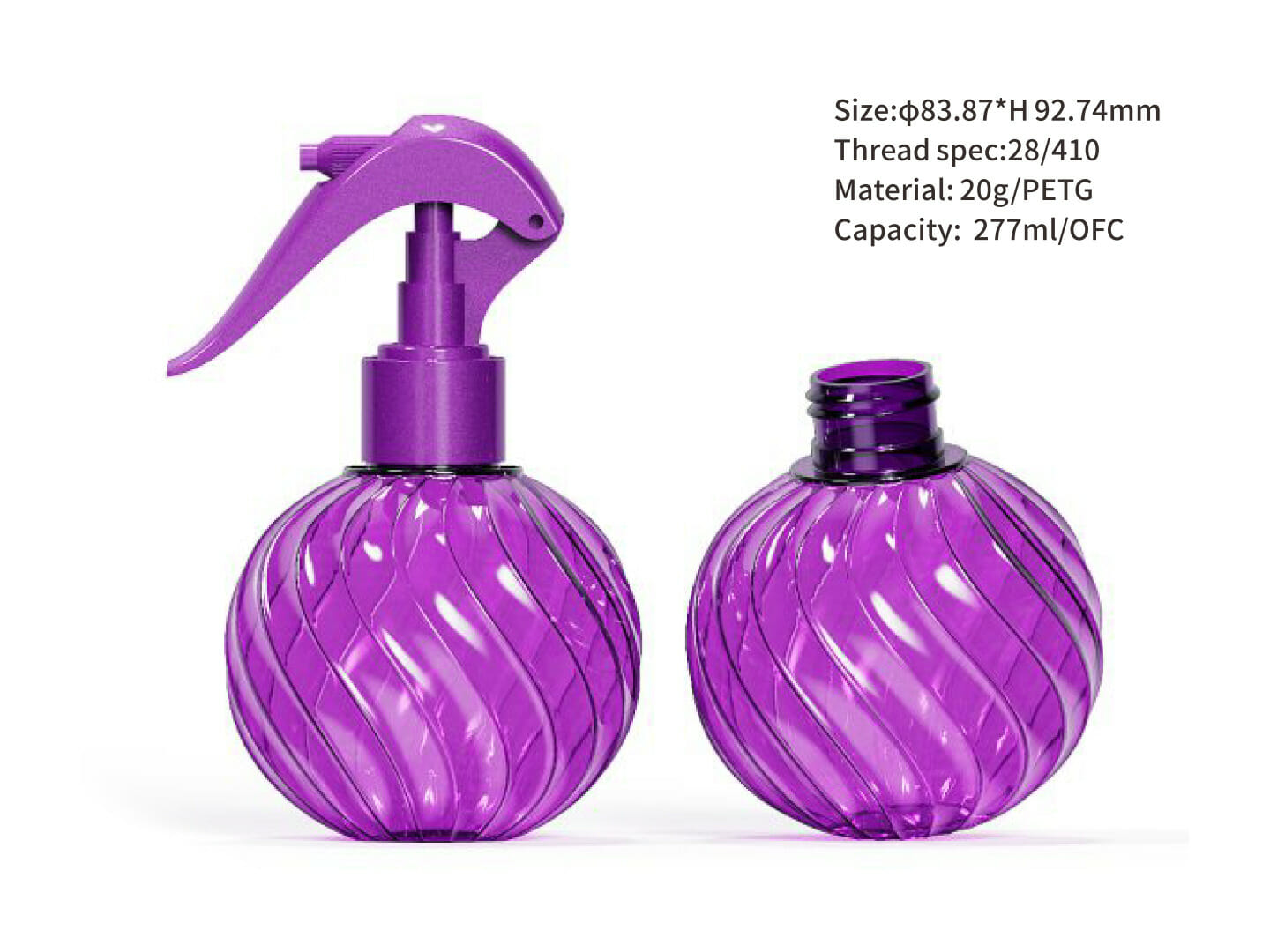 perfume bottles spray