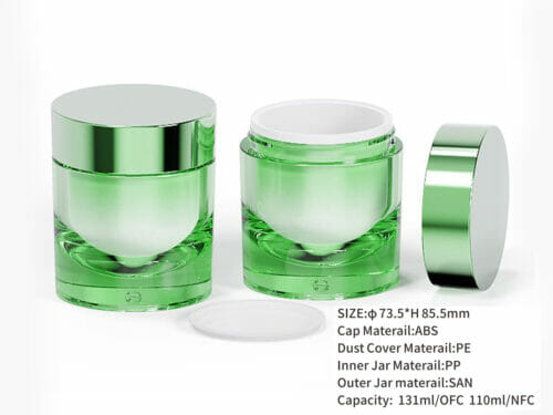 cosmetic glass jars