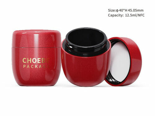 plastic cosmetics jar