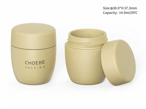 plastic cosmetics jar