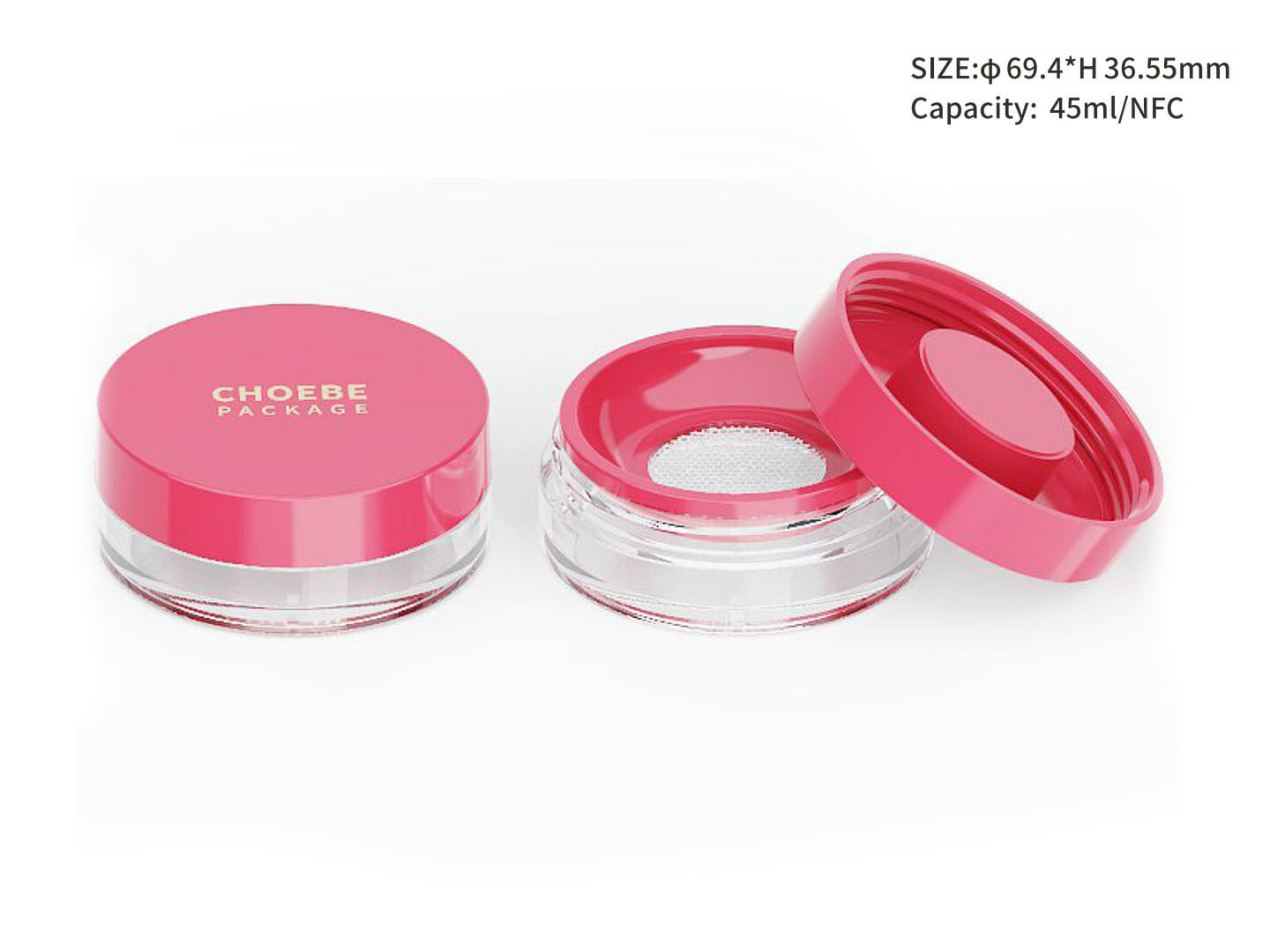 Cosmetics Jar OEM Packaging | Airtight Transparent | 4ml-45ml