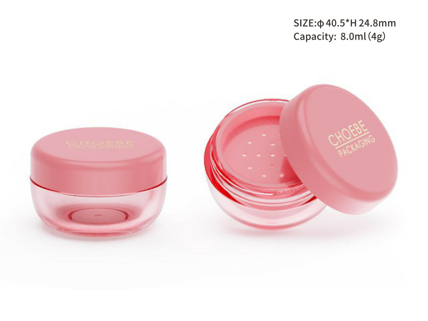 loose powder container with sifter