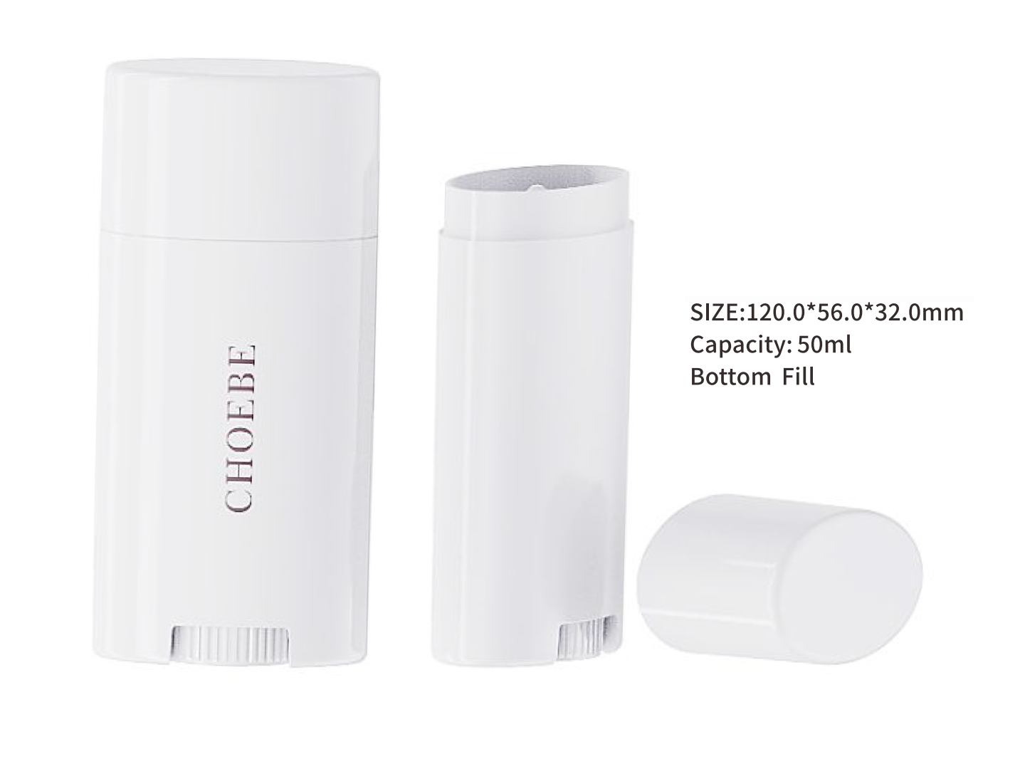 Deodorant Containers with Twist Cap OEM