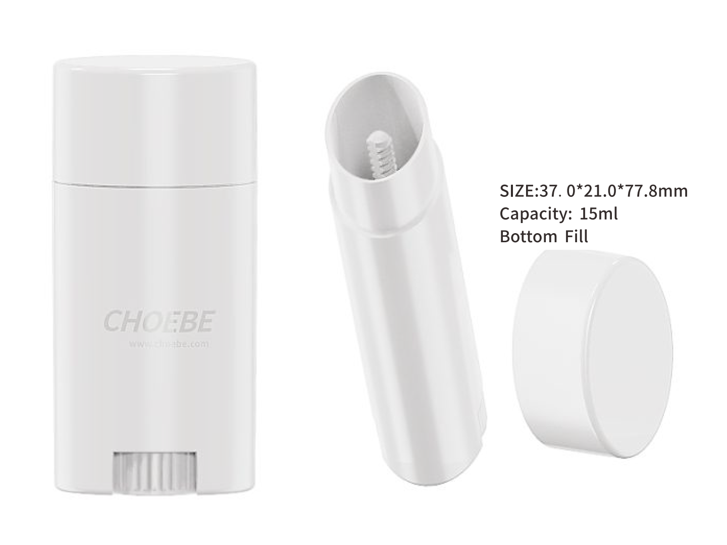 Deodorant Containers with Twist Cap OEM