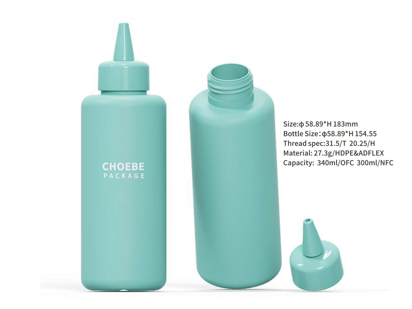 twist cap squeeze bottle OEM